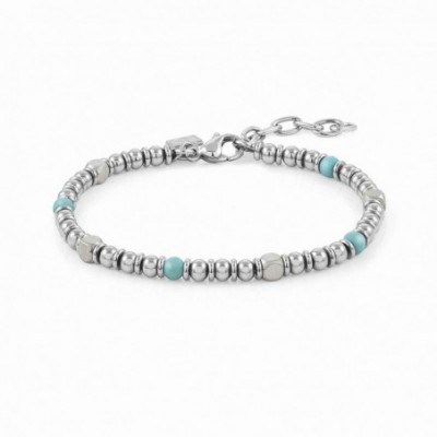 Instinct Bracelet in Steel with Gemstones