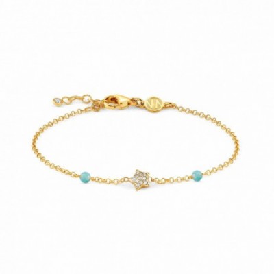 Gioie Bracelet with Star and Light Blue Jade