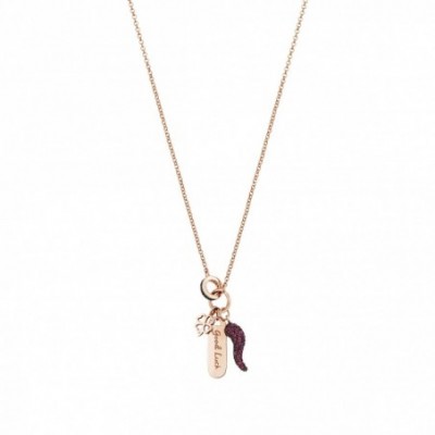 Easychic Good Luck Necklace with Italian Horn