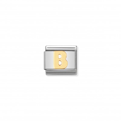Composable Classic Link Letter B in 18K Gold