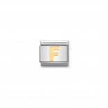 Composable Classic Link Letter F in 18K Gold