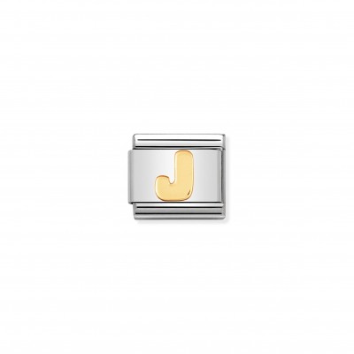 Composable Classic Link Letter J in 18K Gold