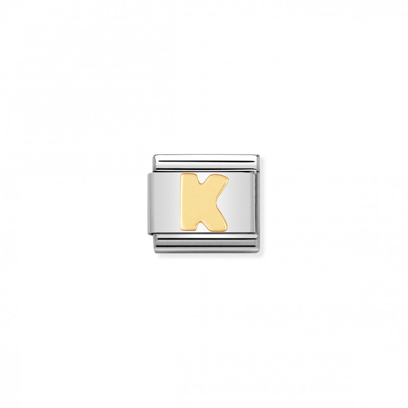 Composable Classic Link Letter K in 18K Gold