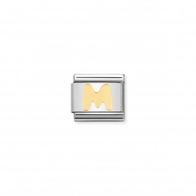 Composable Classic Link Letter M in 18K Gold