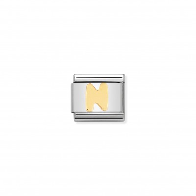 Composable Classic Link Letter N in 18K Gold