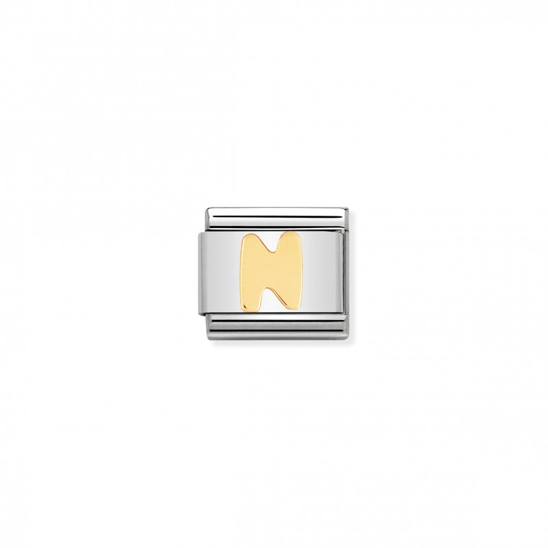 Composable Classic Link Letter N in 18K Gold