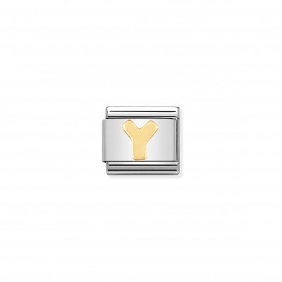 Composable Classic Link Letter Y in 18K Gold