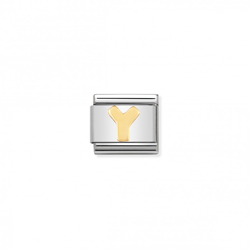 Composable Classic Link Letter Y in 18K Gold