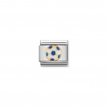 Composable Classic Link white and blue Football