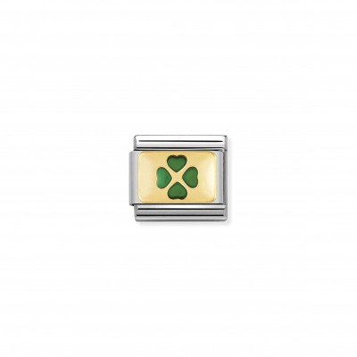 Composable Classic Link green Four-Leaf Clover