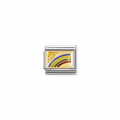 Composable Classic Link Rainbow in 18K Gold