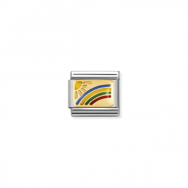 Composable Classic Link Rainbow in 18K Gold