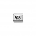 Composable Classic Auntie Heart Link in Enamel