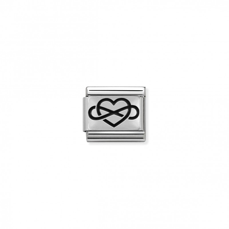 Composable Classic Link Silver Infinity Heart