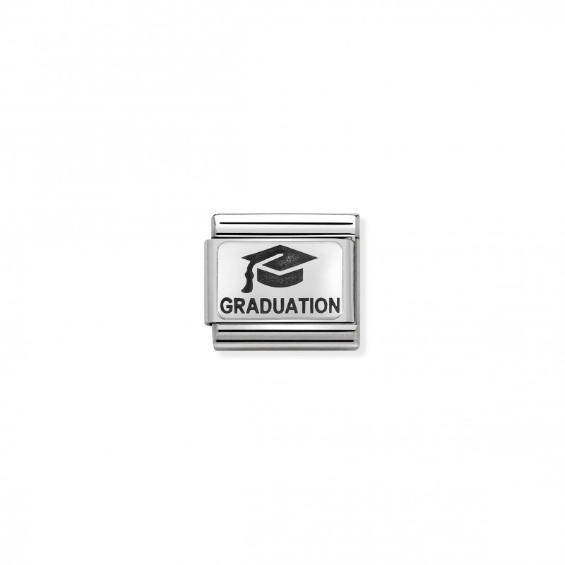 Composable Classic Graduation Link in Silver