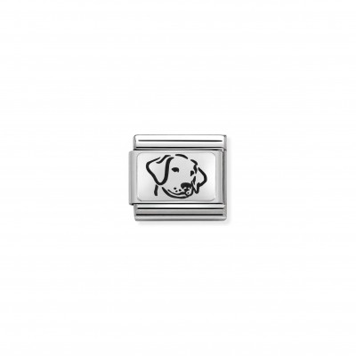 Composable Classic Dog Link in Silver