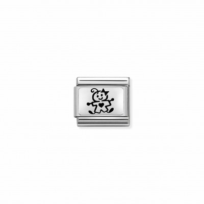 Composable Classic Link Sterling Silver Baby Girl