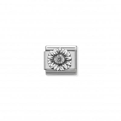 Composable Classic Link, Silver Sunflower