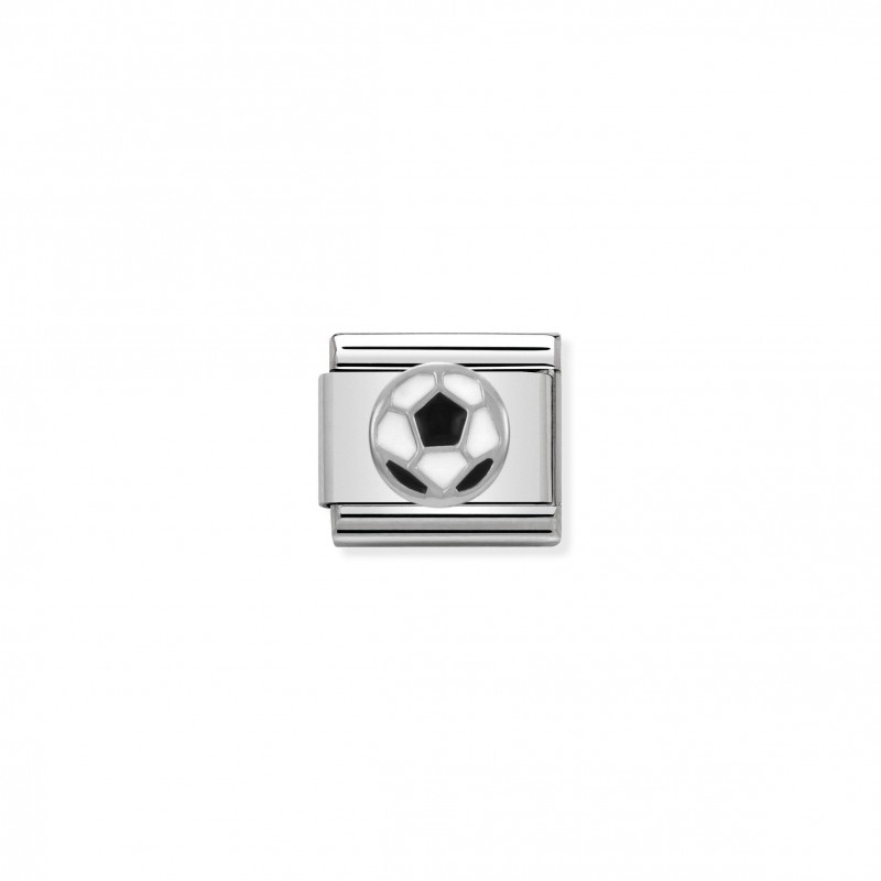 Composable Classic Link Soccer Ball In Silver and Enamel