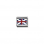 Composable Classic Link Great Britain Flag in Silver