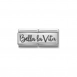 Double Link Composable Classic Bella la Vita in Silver