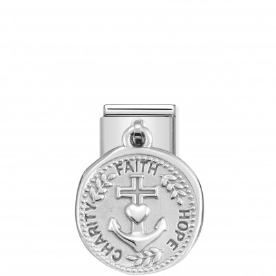 Classic Composable Charity Faith Hope Pendant Link