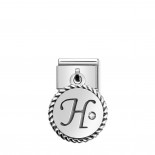 Composable Classic Link Letter H in Sterling Silver