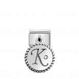 Composable Classic Link Letter K in Sterling Silver