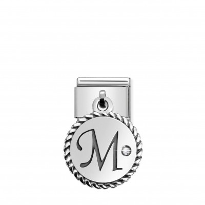 Composable Classic Link Letter M in Sterling Silver