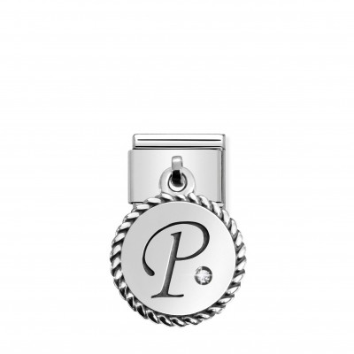 Composable Classic Link Letter P in Sterling Silver