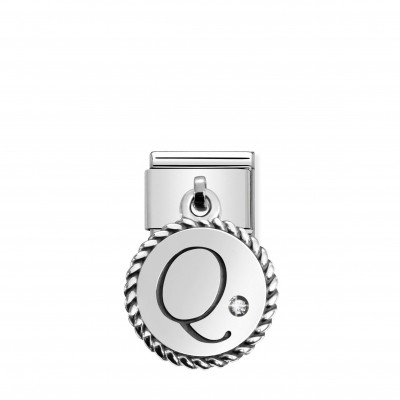 Composable Classic Link Letter Q in Sterling Silver