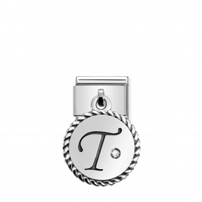 Composable Classic Link Letter T in Sterling Silver