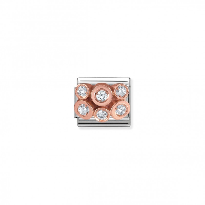 Composable Classic Link April Birthstone Rose Gold