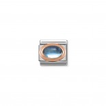 Composable Classic Link Rose Gold oval Topaz