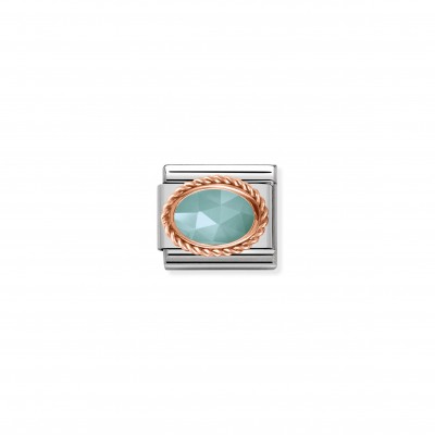 Composable Classic Link with Amazonite Stone