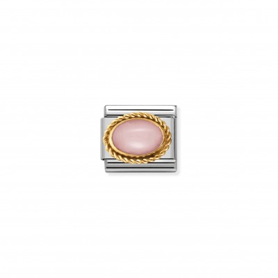 Composable Classic Link with pink Opaline