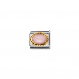 Composable Classic Link with pink Opaline