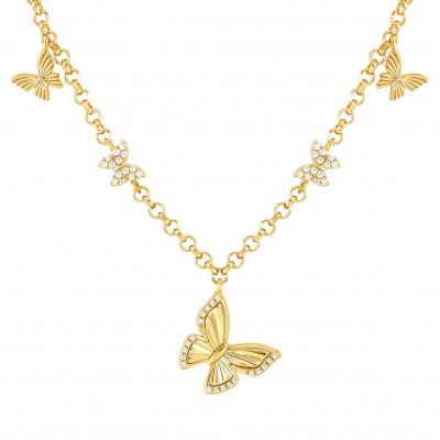 TrueJoy necklace, Butterfly pendants