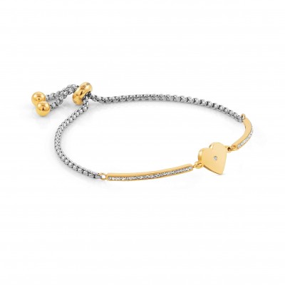 Milleluci bracelet, Golden PVD, Heart