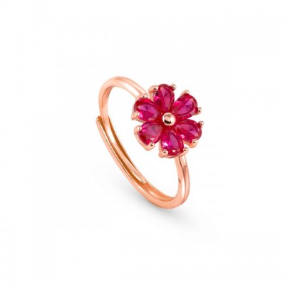 Sweetrock Nature Ed Flower ring, rose gold