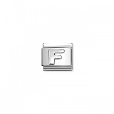 Composable Classic Link, Letter F, silver