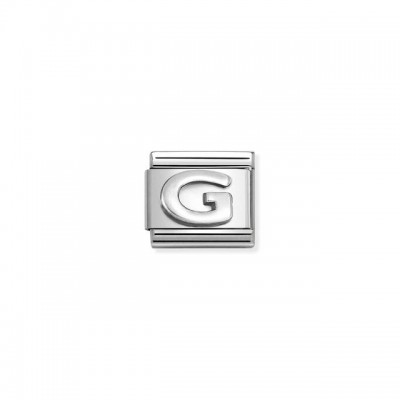 Composable Classic Link, Letter G, silver