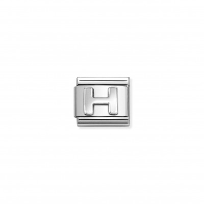 Composable Classic Link, Letter H, silver