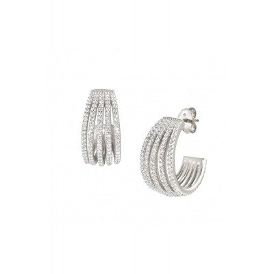 Lovelight Sterling Silver Earrings With Cubic Zirconia