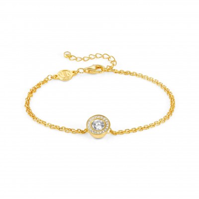 Aurea Bracelet  Gold & White CZ