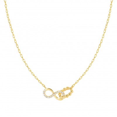 Lovecloud Neclace Gold With Infinity