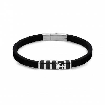 City Bracelet Black Anchor