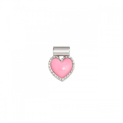 SEIMIA PENDANT, PINK HEART