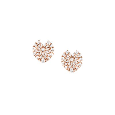 Rayoflight Earring Ladies Rose Gold,Heart