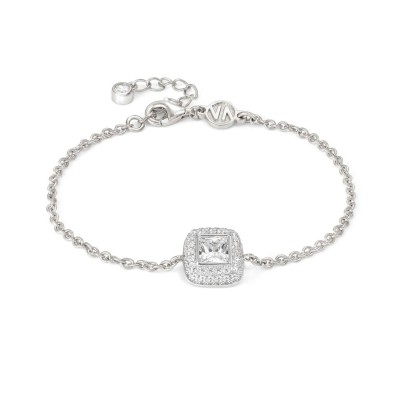 Domina bracelet with Square with Cubic Zirconia